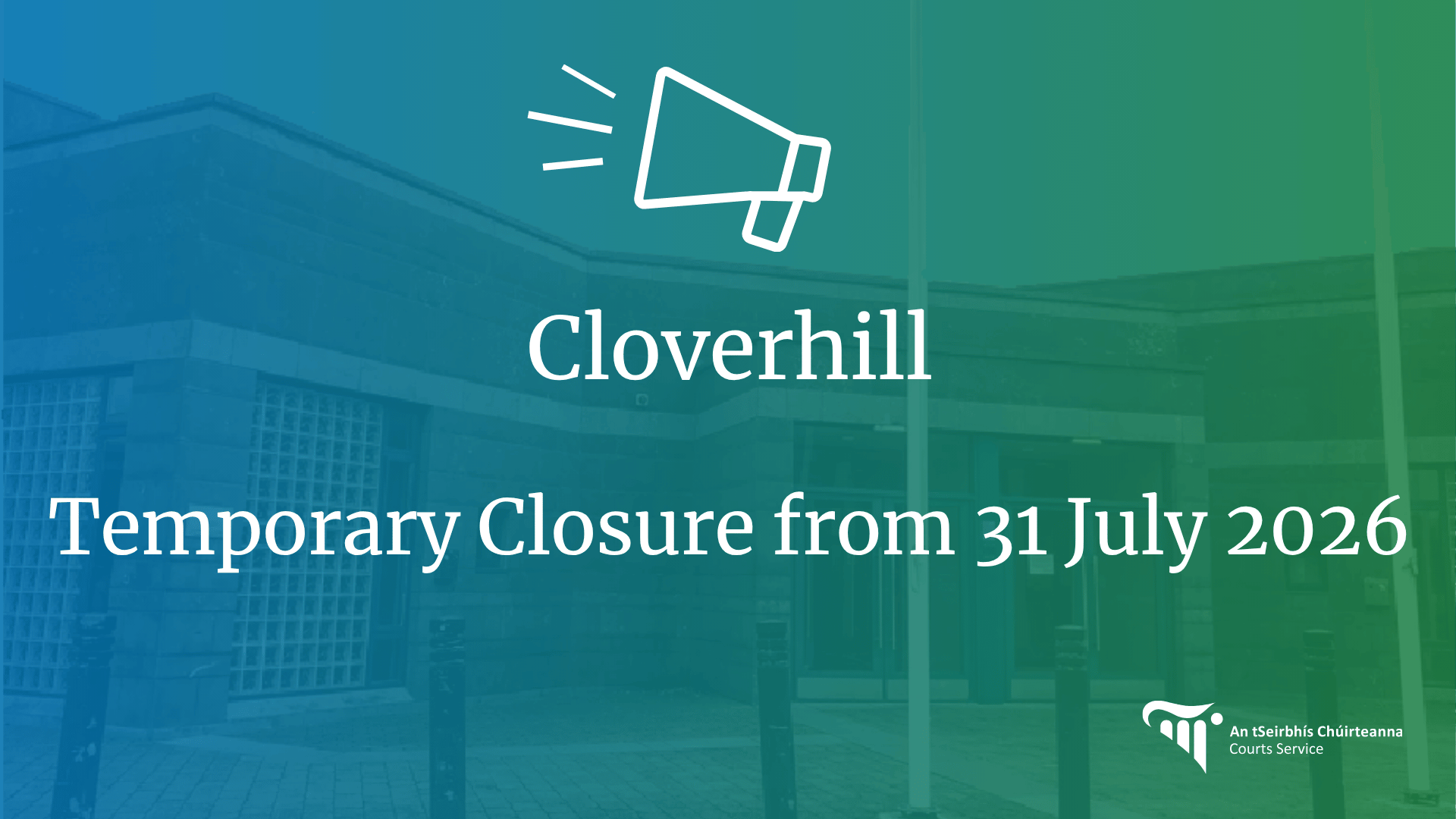 Cloverhill Temporary Closure (1)